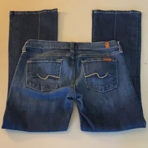EUC woman’s FOR ALL MAN KIND boot cut blue jeans